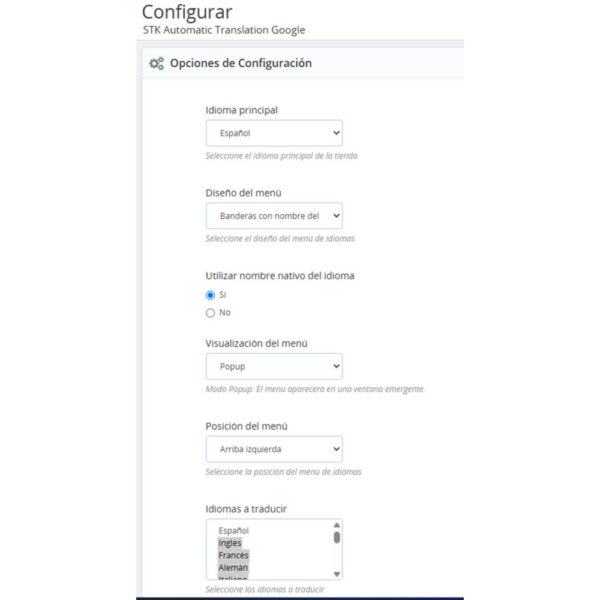 STK Automatic Translation Google - Imagen 2